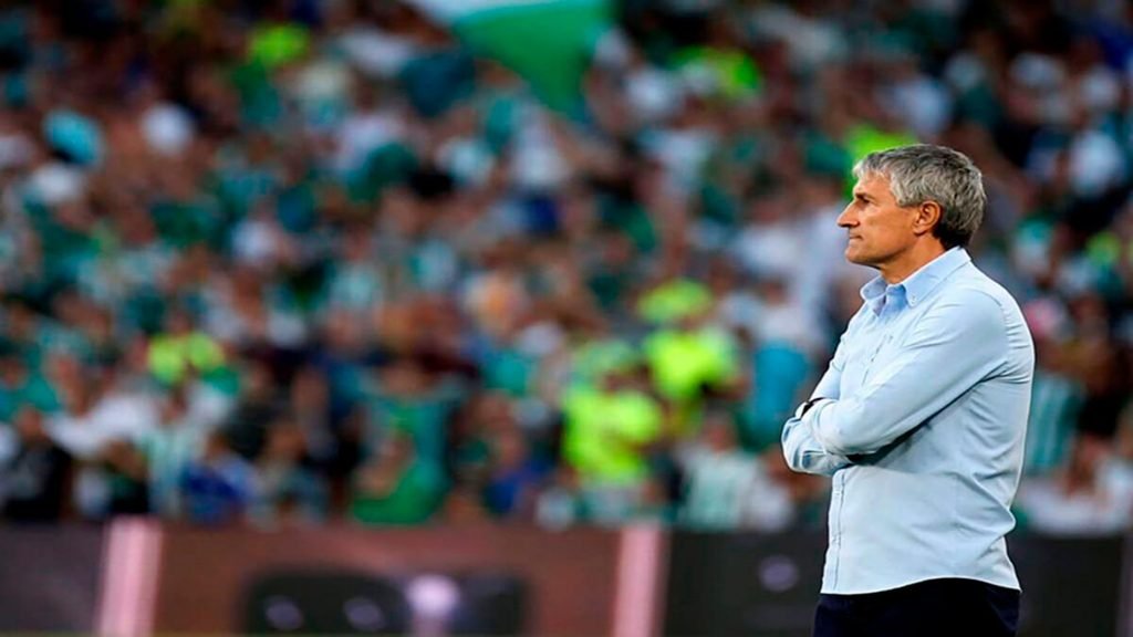 Imagen del exentrenador del Betis, Quique Setién.