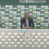 Pellegrini en rueda de prensa