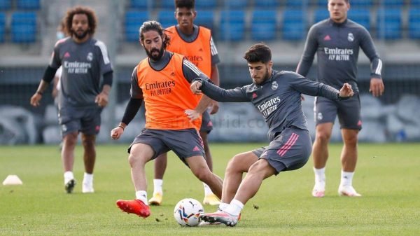 Entrenamiento del Real Madrid