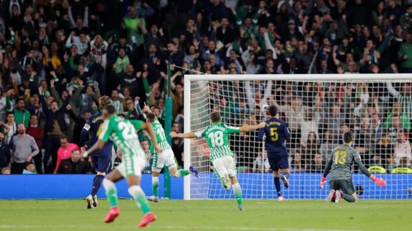 Betis- Madrid, gol de Tello.