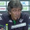 Pellegrini en una rueda de prensa.