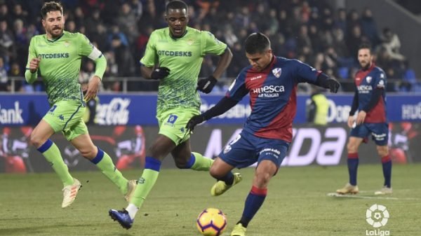 William Carvalho en un partido frente al Huesca