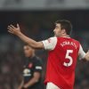 Sokratis durante un partido con el Arsenal (Vía: Football.London)