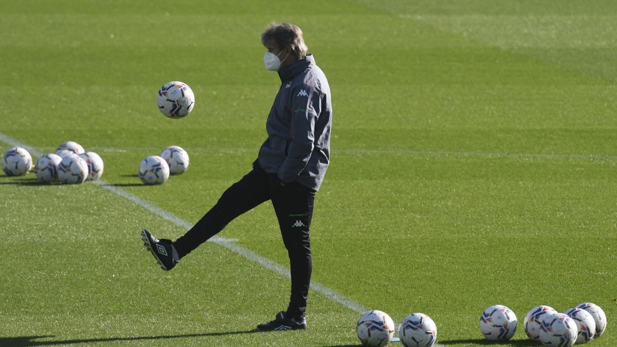 Pellegrini entrenamiento