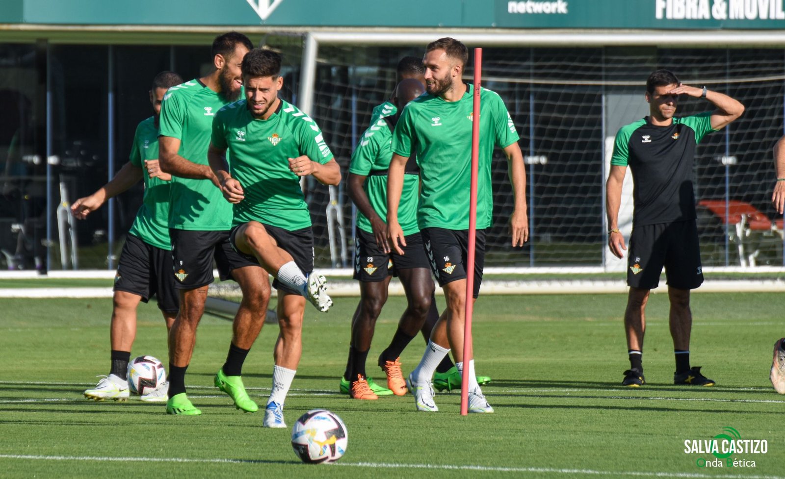 Álex Moreno entrenamiento